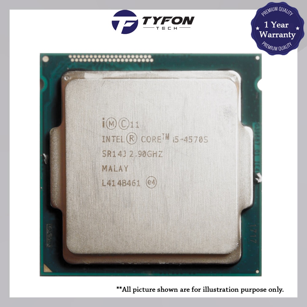 Intel Core i5-4570s โปรเซสเซอร์ตั้งโต๊ะ (แคช 6M สูงสุด 3.60 GHz) (ตกแต่งใหม่)