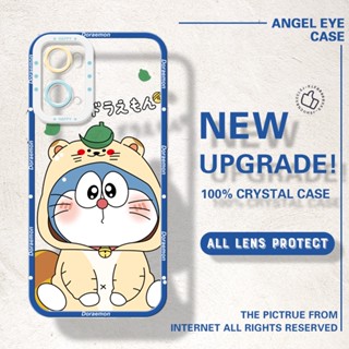 เคสโทรศัพท์มือถือแบบนิ่ม TPU ใส กันรอยกล้อง ลายโดราเอมอนน่ารัก สําหรับ OPPO A16s A31 A32 A33 A35 A36 A5 A52 A53 A53s