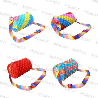 MOMENT ของเล่น Pop Fidget สําหรับเด็ก ​กระเป๋าถือ กระเป๋าสะพายไหล่ สะพายข้าง ทรงโท้ท แบบบับเบิล