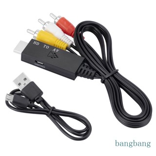 Bang to RCA อะแดปเตอร์เชื่อมต่อพอร์ต AV 1 เมตร 3 2 ฟุต