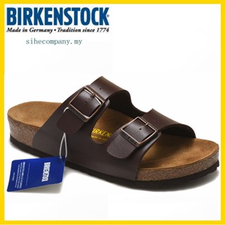 Birkenstock Arizona รองเท้าแตะลําลอง พื้นไม้คอร์ก เหมาะกับเดินชายหาด สําหรับผู้หญิง