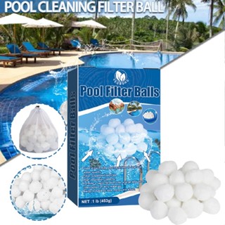 Pool Filter Balls 1 lbs Fiber Filtration Media for Swimming Pool Sand Filters