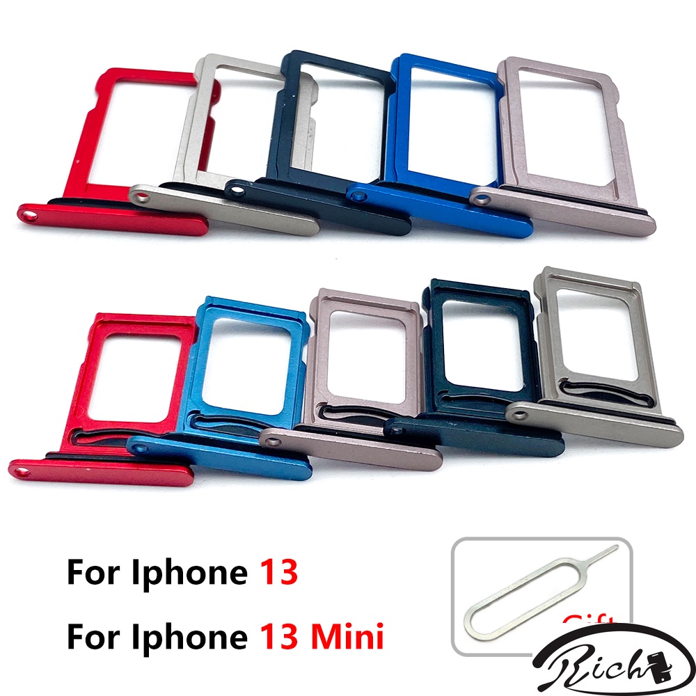 ถาดใส่ซิมการ์ด แบบคู่ พร้อมขา สําหรับ Iphone 13 13 Mini