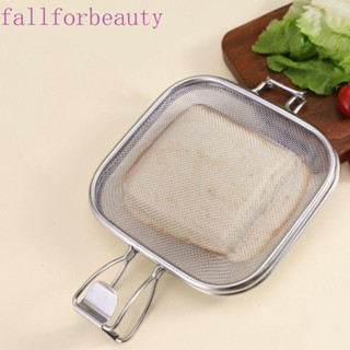 FALLFORBEAUTY เครื่องทําแซนวิช ขนมปังปิ้ง สเตนเลส อเนกประสงค์