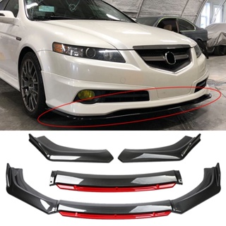 Lantop ชุดสปอยเลอร์ คาร์บอนไฟเบอร์ กันชนหน้ารถยนต์ สําหรับ Acura TL 2008-2014