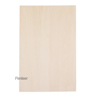 [Fenteer] แผ่นบอร์ดไม้เบสวูด ขนาดเล็ก 200x200x2 มม. 10 ชิ้น สําหรับงานฝีมือ DIY