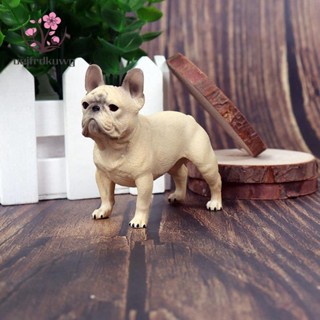 โมเดลฟิกเกอร์ Pug Dog French Bulldog ของเล่นเสริมการเรียนรู้เด็ก