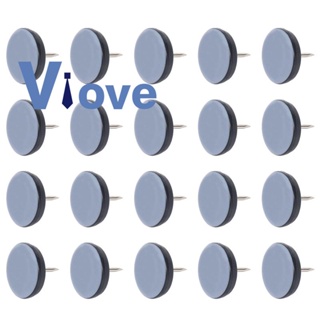 แผ่นเลื่อนเฟอร์นิเจอร์ PTFE ทรงกลม ขนาด 25 มม. เคลื่อนย้ายง่าย พร้อมขาป้องกัน สําหรับพื้นไม้เนื้อแข็ง 20 ชิ้น
