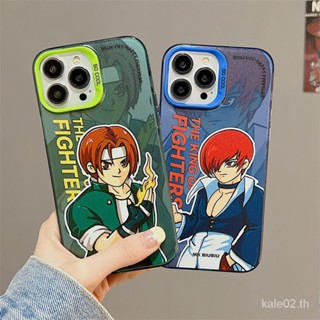 เคสป้องกันโทรศัพท์มือถือ ลาย The King of Fighters Yagami Kyo Kusanagi 12 สีเงิน สําหรับ iPhone 13 14promax 11 14pro