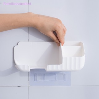 Familiesandhot&gt; ที่วางไดร์เป่าผม แบบแฮนด์ฟรี กล่องเก็บของ เหล็กดัด ชั้นวางของ สําหรับห้องน้ํา ออแกไนเซอร์ ชั้นเก็บของ อุปกรณ์ห้องน้ํา ชุดบ้านอย่างดี