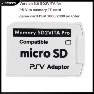 Jl- อะแดปเตอร์แปลงการ์ด sd Micro-sd PSV Vita 1000 2000 TF 3.65 เวอร์ชั่น 6.0