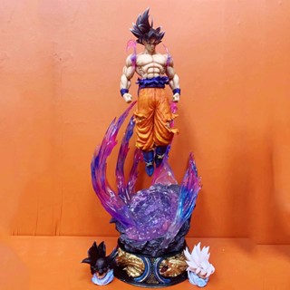 [New product in stock] Seven Dragon Ball anime hand-held comfortable ultimate merit Sun Wukong Wu Jita Super Saiya mens doll desktop decoration 9136