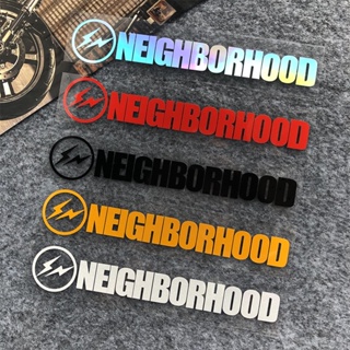 สติกเกอร์สะท้อนแสง Lightning NEIGHBORHOOD สําหรับติดตกแต่งกระจกรถยนต์ รถจักรยานยนต์ กันชนหน้า และหลัง