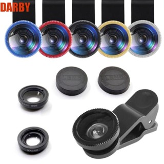 DARBY Fisheye เลนส์กล้องโทรศัพท์มือถือ มุมกว้าง 0.67X แบบพกพา