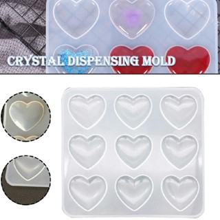 New Heart Silicone Pendant Mold Necklace Jewelry Resin Mould Casting Craft DIY