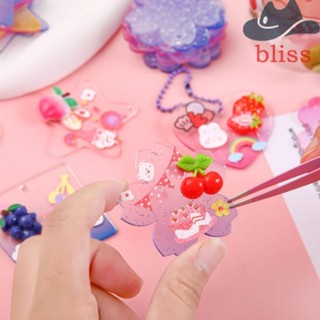 BLISS จี้การ์ดรูปภาพ Guka Gradual DIY สีโปร่งใส สําหรับนักเรียน จํานวน 10 ชิ้น