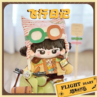 Hatoyama small bamboo horse original 20cm cotton doll clothes cute non-attribute doll flight diary set in stock