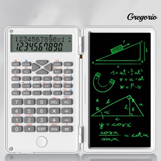 Gregoriowj เครื่องคิดเลขอัจฉริยะ หน้าจอ LCD แบบฝาพับ