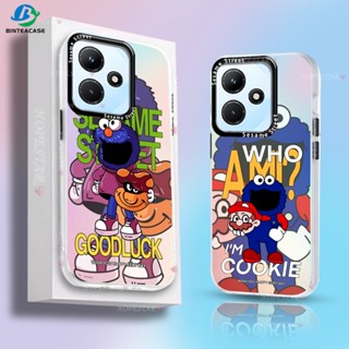 เคสโทรศัพท์มือถือแบบแข็ง ไล่โทนสี ลายซูเปอร์มาริโอ้ เซซามีสตรีท สําหรับ Infinix Hot 30i Hot 11 Play Hot 10 Play Hot 10 Lite Smart 7 Smart 6 Smart 5