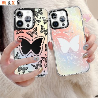 เคสโทรศัพท์มือถือแบบแข็ง กันกระแทก ลายผีเสื้อ ไล่โทนสี หรูหรา สําหรับ Infinix Hot 30i Smart 7 Smart 6 Smart 5 Hot 20s Hot 11 Play Hot 10 Play Hot 10 Lite Hot 12 Play