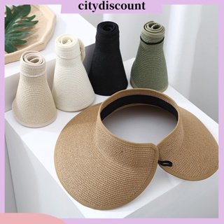 &lt;citydiscount&gt; หมวกปีกกว้าง ป้องกันรังสียูวี สวมใส่สบาย เหมาะกับใส่ตกปลากลางแจ้ง สําหรับผู้หญิง