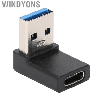 Windyons Cable Adapter Compact Data Transmission 90 Degree USB To Type C