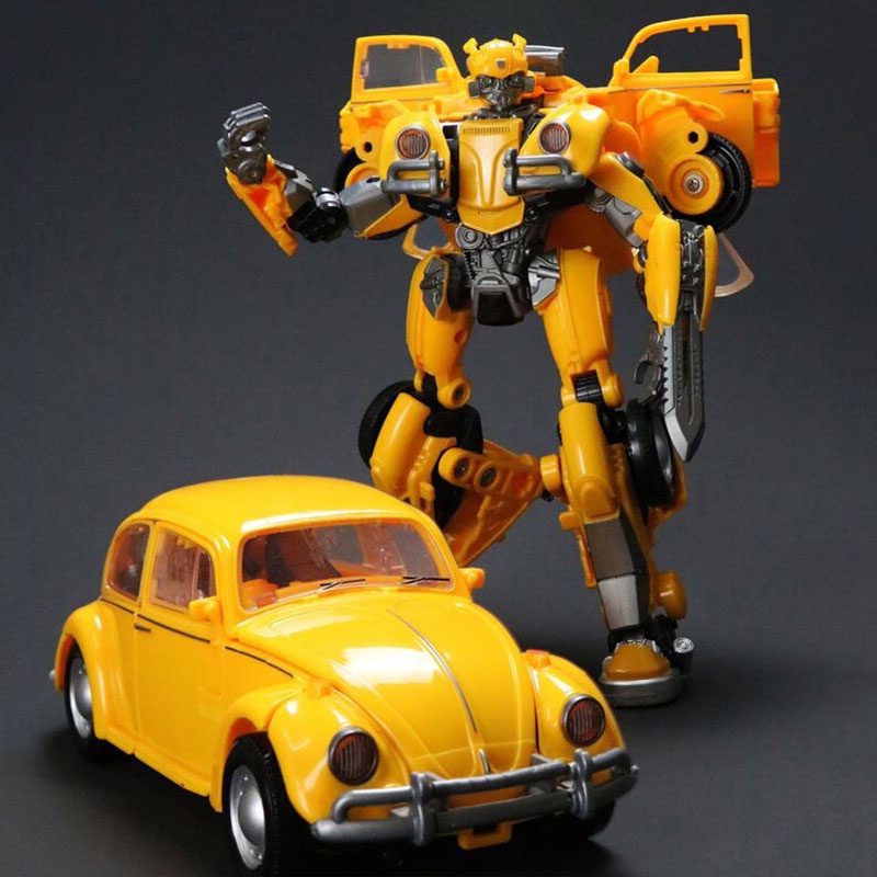 21 ซม. Transformers รูปของเล่นอัศวินล่าสุดโลหะผสม Bumblebee หุ่นยนต์ด้วงรถ Transformers คอลเลกชันของเล่นเด็ก