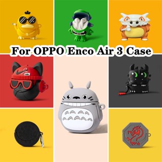 【ส่วนลด】เคสหูฟัง แบบนิ่ม ลายการ์ตูน สําหรับ OPPO Enco Air 3 OPPO Enco Air 3