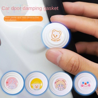 8pcs/Door Anti-Collision Soundproof Shock Absorption Cushion Gasket Anti-Vibration Pad Stickers Cute Anti-Collision Sticker Door Side Sticker Car Door Bumper Strip Door Anti-Collision Strips Car protective pad Automotive suppliesn