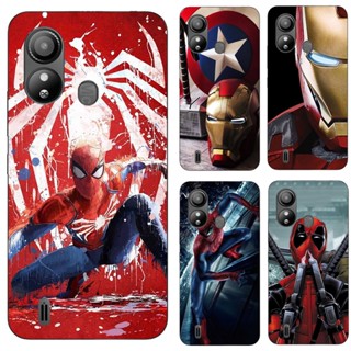 เคสโทรศัพท์ซิลิโคน TPU แบบนิ่ม ลายซุปเปอร์ฮีโร่ Marvel สําหรับ ZTE Blade L220