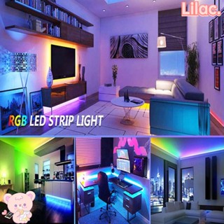 Lilac สายไฟ Led USB 5050 RGB 0.5-5 ม. เปลี่ยนสีได้ พร้อมรีโมตคอนโทรล 5V สําหรับตกแต่งพื้นหลังทีวี ปาร์ตี้