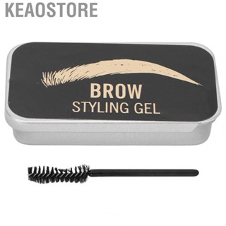 Keaostore Professional Eyebrow Styling Soap Long Lasting Setting Gel Wax Cosmetic Tool 10g