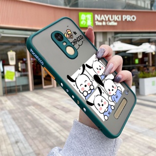 เคสซิลิโคนใส ขอบสี่เหลี่ยม กันกระแทก ลายการ์ตูน Pochacco น่ารัก สําหรับ Xiaomi Redmi Note 3 Note 3 Pro Note 2