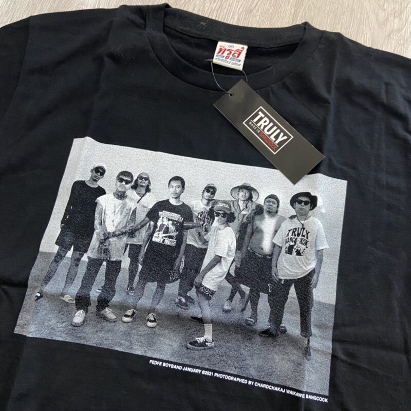เสื้อยืดผ้าฝ้ายเสื้อทรูลี่ Truly Fedfe เฟ่ดเฟ่ ของแท้ วัสดุอ่อนนุ่มสบายและระบายอากาศ S-5XL ราคา ถูกที่สุด ดีลบีเคเค แกลเลอรีภาพที่ 3