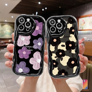 เคสโทรศัพท์มือถือ ลายดอกไม้ 3D ขอบโค้ง แวววาว สไตล์เรโทร สําหรับ Redmi 12C 10C 12 10 9 10X 11A A1 A2 A1+ A2+ 9A 9AT 9i 9C NFC 9T 9 Power Note 8 10S 9S 11 11S 12 12S 9 10 PRO MAX POCO C50 C55 M2 M3 X3 2 PRO NFC