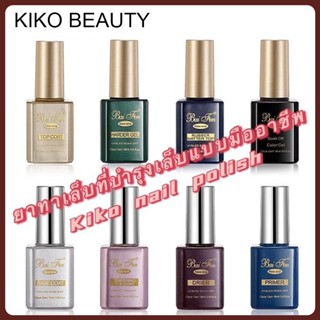 สีทาเล็บ ยาทาเล็บที่บำรุงเล็บแบบมืออาชีพ TOP/BASE/MATTE/Tempering top COAT , Hard gel /Primer / Drier KIKO FASHION K35