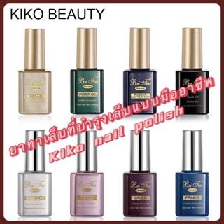 สีทาเล็บ ยาทาเล็บที่บำรุงเล็บแบบมืออาชีพ TOP/BASE/MATTE/Tempering top COAT , Hard gel /Primer / Drier KIKO FASHION K35