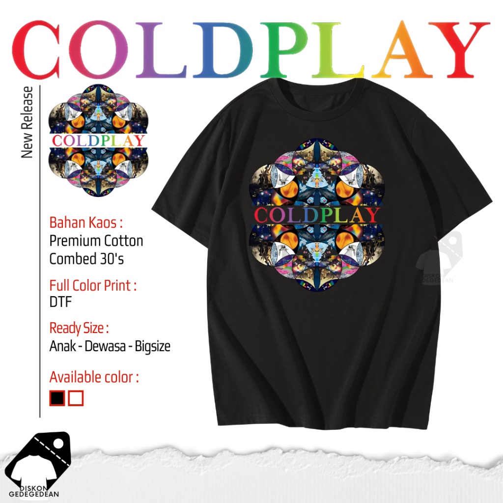 แฟชั่น เสื้อยืด Coldplay - Coldplay - เสื้อ Coldplay - Coldpay Type 6