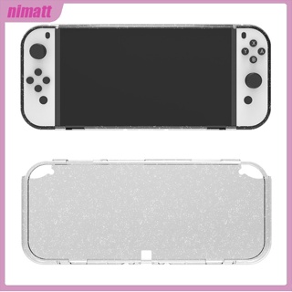 Ni เคสคริสตัลใส ป้องกันรอยขีดข่วน ตามหลักสรีรศาสตร์ สําหรับ Switch Oled Console