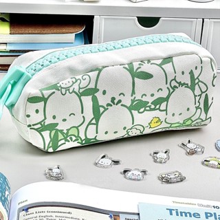 Sanrios Pachacco Melody กระเป๋าดินสอ กระเป๋าเครื่องเขียน มีซิป ขนาดใหญ่ จุของได้เยอะ สําหรับเด็กผู้หญิง