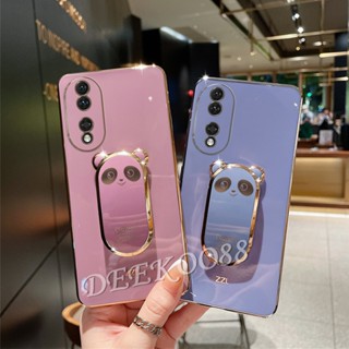 พร้อมส่ง เคสโทรศัพท์มือถือ แบบนิ่ม ลายหมีน่ารัก มีป็อบอัพ สําหรับ Honor 90 Lite X8a Magic5 Pro 5G 4G Honor90Lite Honor90