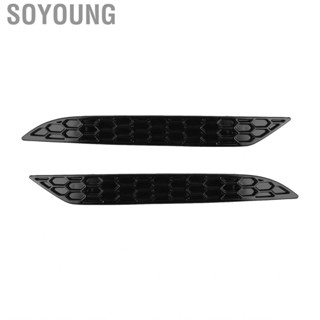 Soyoung Aramox Left Right Rear Reflector Gloss Black Bumper Delete Set Fit for MK7.5 GTD R20172020