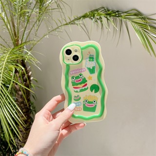 เคสโทรศัพท์มือถือ กันกระแทก ลายการ์ตูนกบ สําหรับ iPhone 14 promax 13 12 11 Huawei