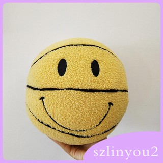 [szlinyou2] หมอนตุ๊กตายัดไส้ รูปหน้ายิ้ม สบาย ของขวัญวันเกิด สําหรับเด็ก