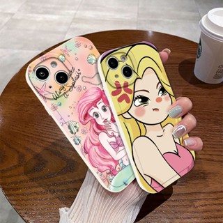 เคสโทรศัพท์ซิลิโคน แบบนิ่ม ลายการ์ตูนเจ้าหญิง สําหรับ Samsung A10S M01S A53-5G A73-5G A03S A32-5G A20S A50S A52 A72