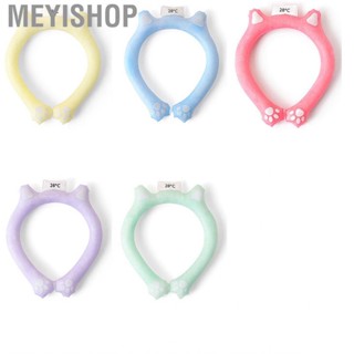 Meyishop Neck Cooling Tube  Hands Free Reusable Foldable Ring for Indoor