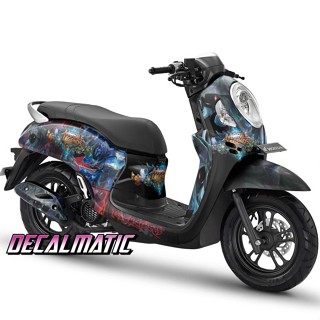 สติกเกอร์เต็มตัว + แดชบอร์ดเดคาล Honda 2012-2023 ML Helcurt