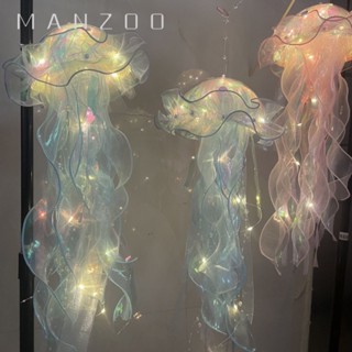 【Manzoo】โคมไฟแมงกะพรุน Diy สําหรับตกแต่งบ้าน