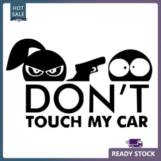 Rga สติกเกอร์คําเตือน DONT TOUCH MY CAR สําหรับติดตกแต่งรถยนต์