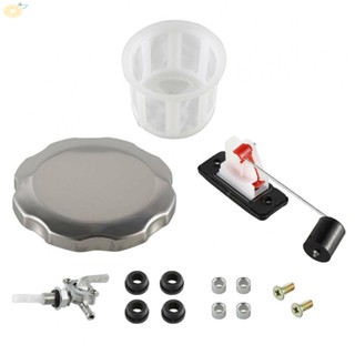 【VARSTR】Universal Generator Fuel Tank Cap with Filter and Gauge 5 Gallon 7 Gallon